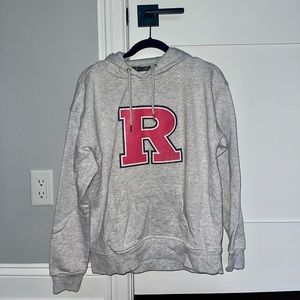 Rutgers “R” Sweatshirt w/ Light Sparkle